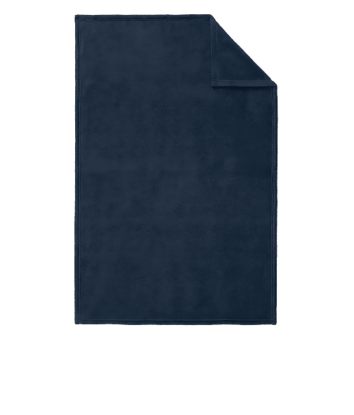 Port Authority Dream Plush Packable Travel Blanket in River Blue Navy