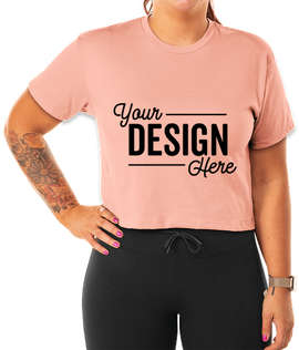 Next Level Women's Ideal Crop T-shirt - Color: Desert Pink