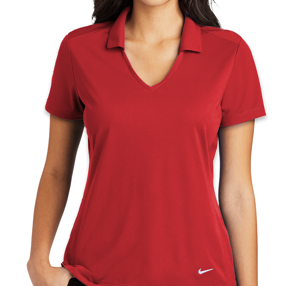 Nike Women's Dri-FIT Vertical Mesh Performance Polo - Embroidered-default
