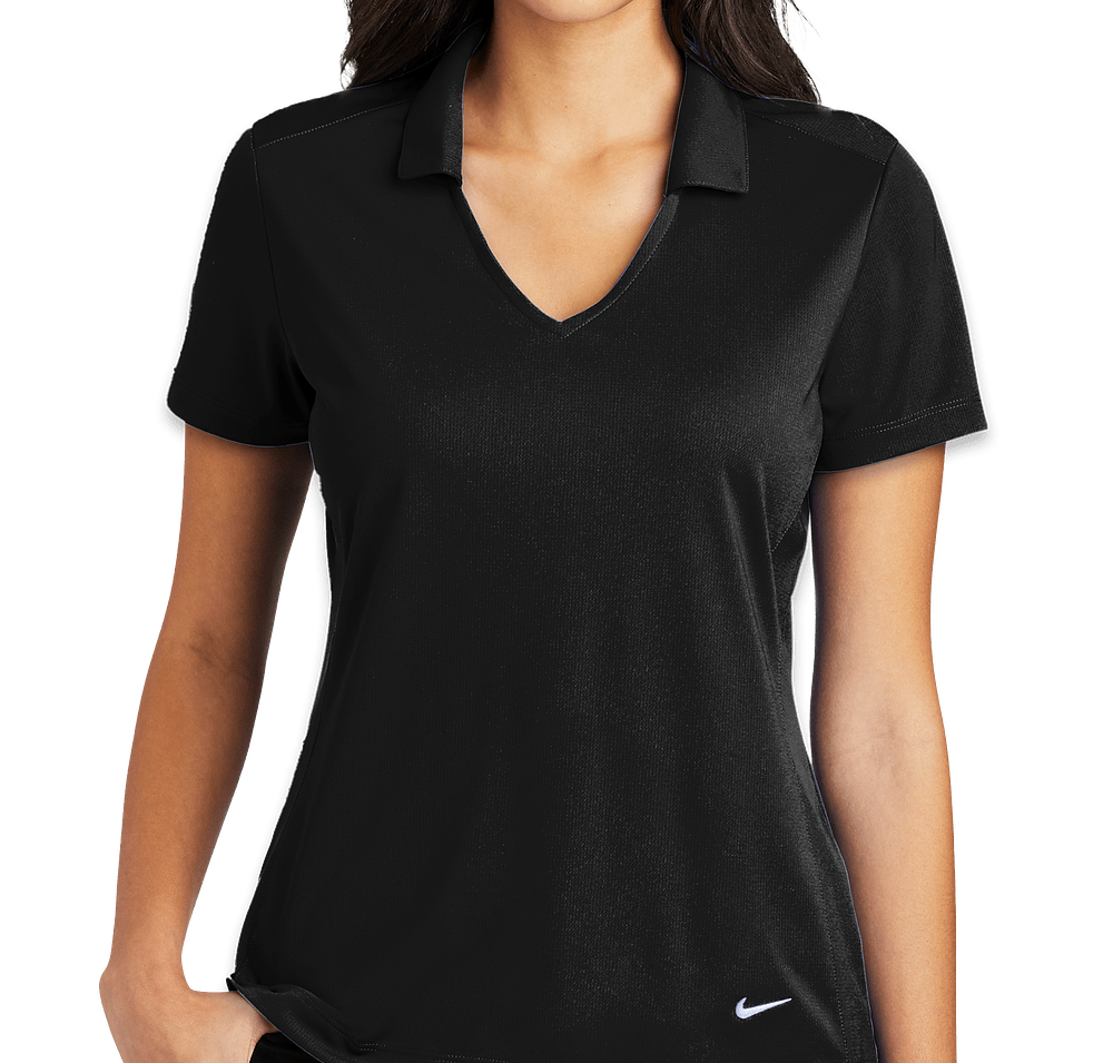 Nike Women's Dri-FIT Vertical Mesh Performance Polo - Printed-default