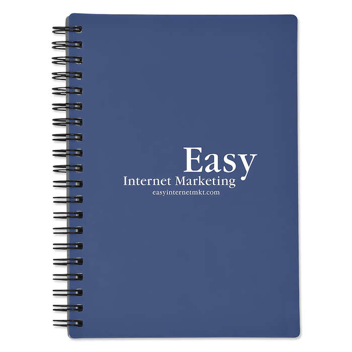 Rubbery Hard Cover Spiral Notebook