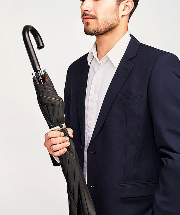 Hugo Boss 51" Arc Iconic City Umbrella