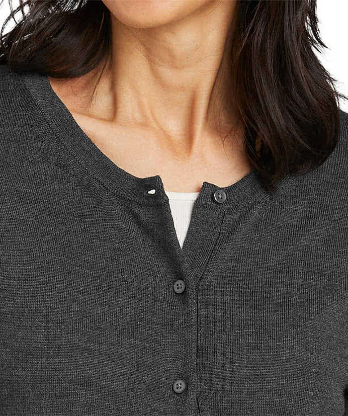 Brooks Brothers Women’s Merino Wool Button-Front Cardigan