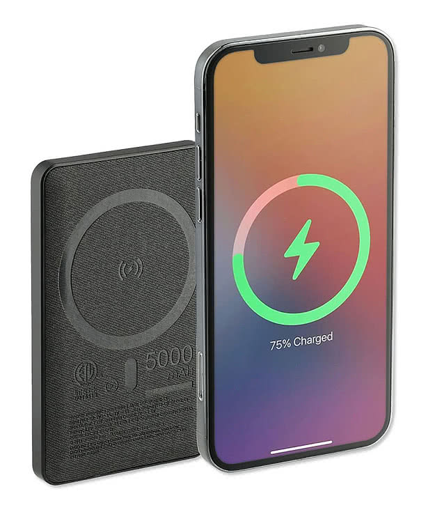 Laser Engraved mophie Snap+ Mini 5,000 mAh Portable Wireless Power Bank