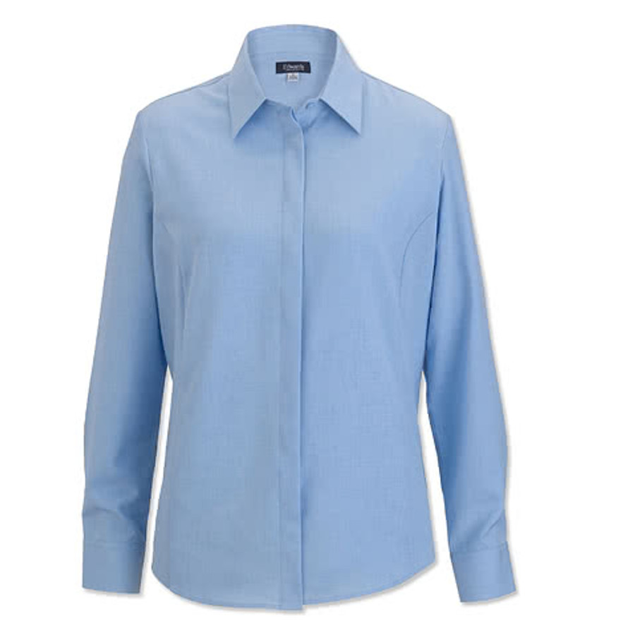Edwards Women's FlexBatiste Café Recycled Long Sleeve Dress Shirt
