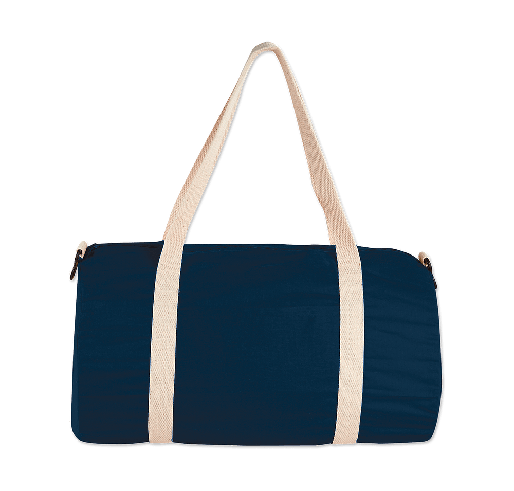 Full Color Barrel Cotton Canvas Duffel Bag-default