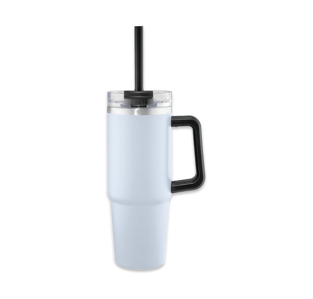 30 oz. Intrepid Recycled Stainless Steel Tumbler with Straw-default