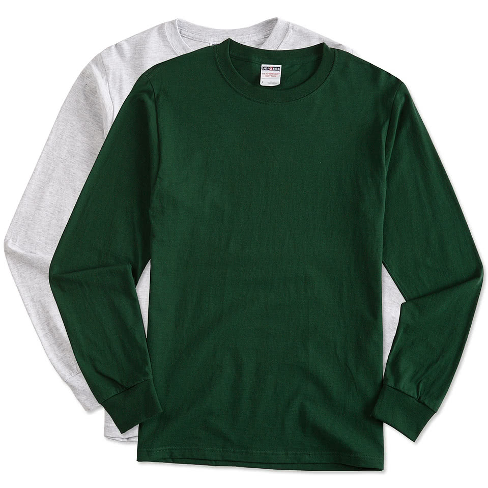 Canada - Jerzees 100% Cotton Long Sleeve T-shirt