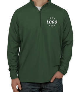 Sport-Tek Performance Half Zip Pullover - Color: Forest Green