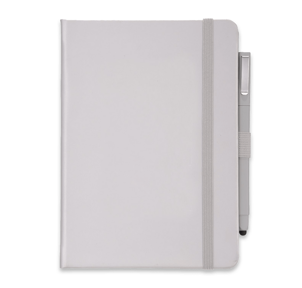 JournalBooks ® Debossed Vienna Hard Cover Notebook with Pen-default