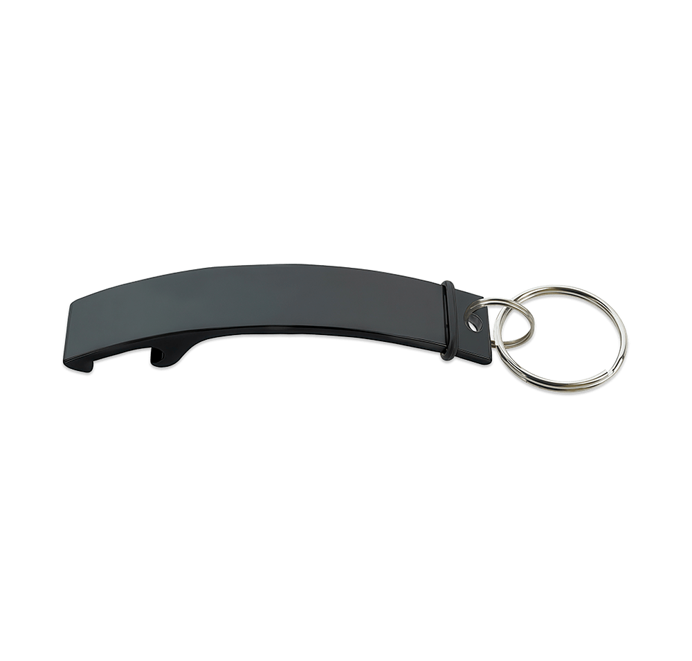 Laser Engraved Curve Aluminum Bottle Opener-default