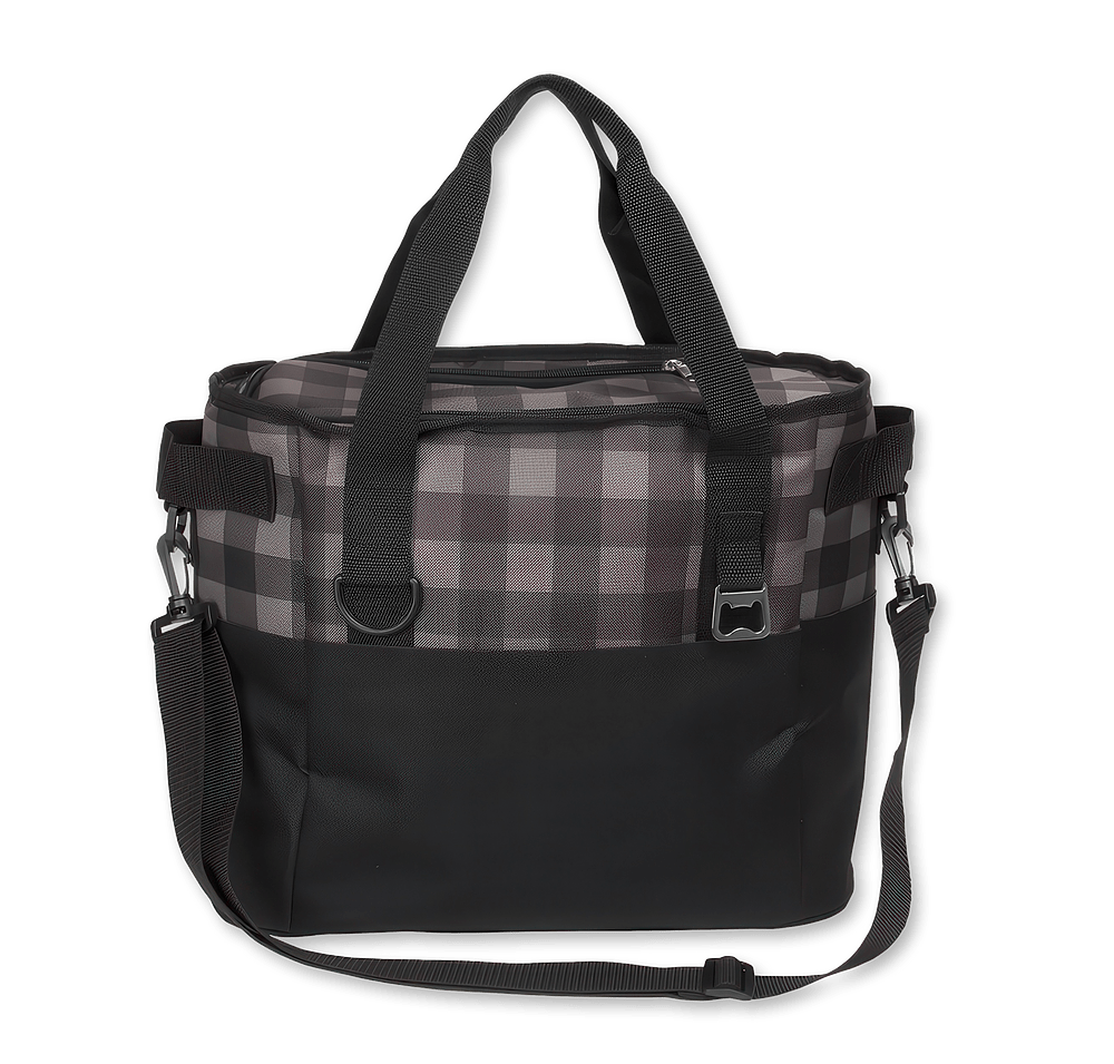 Plaid Insulated Cooler Bag-default