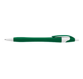 Dart Colored Barrel Pen (blue ink) - Color: Green