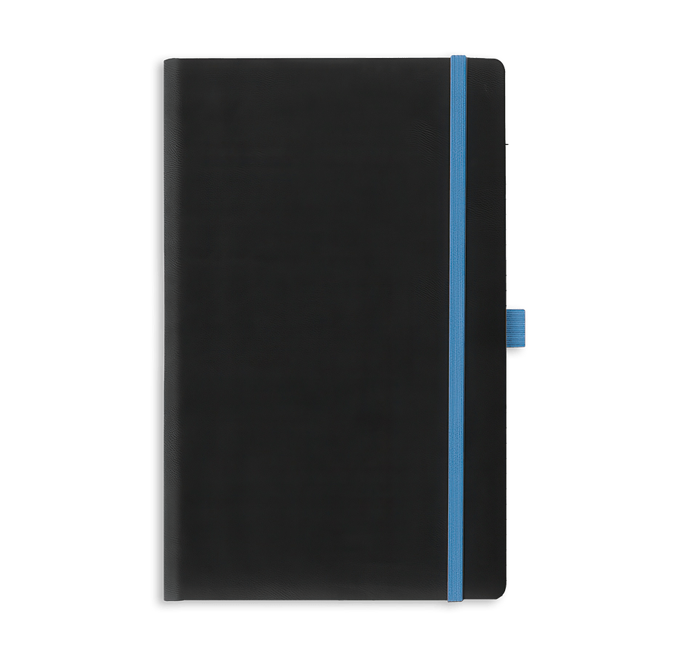 Castelli Debossed Tucson Edge Medio Lined Hard Cover Notebook-default