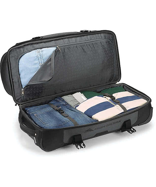High Sierra Fairlead 28" Drop Bottom Wheeled Duffel Bag
