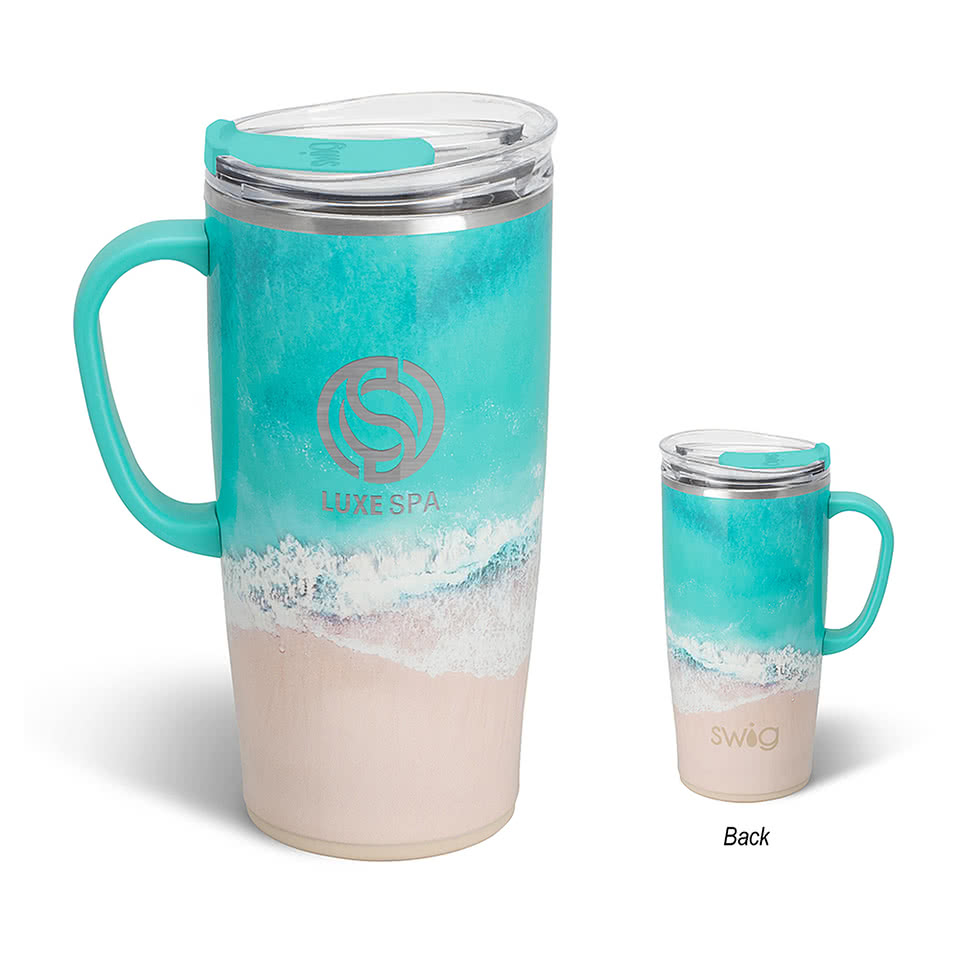 Swig Life Laser Engraved 22 oz. High Tide Travel Mug