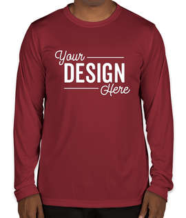 Canada - Team 365 Zone Long Sleeve Performance Shirt - Color: Sport Maroon