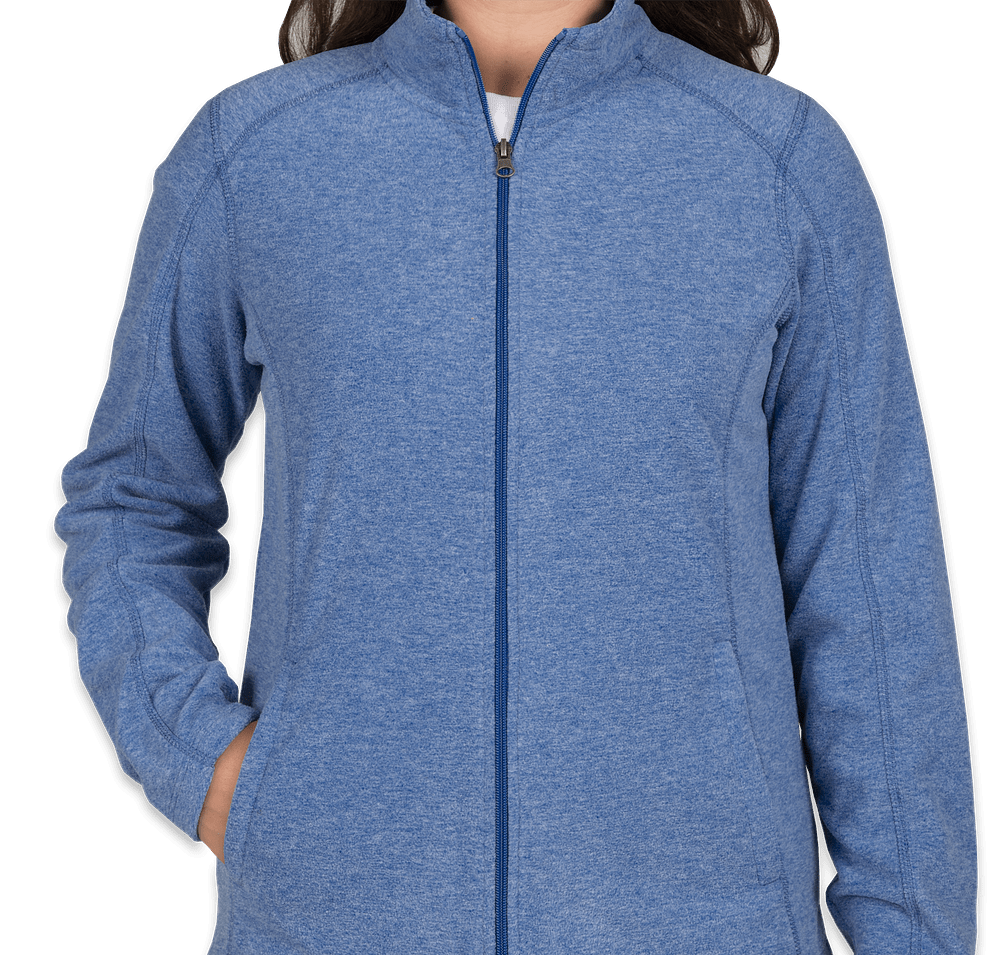 Port Authority Women's Heather Microfleece Full Zip Jacket-default