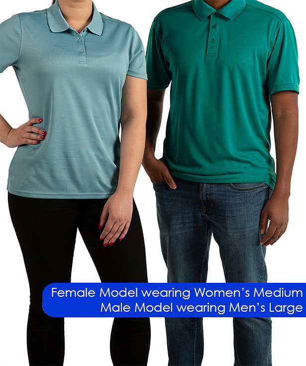 Clique by Cutter & Buck Women's Spin Eco Performance Pique Polo - Printed