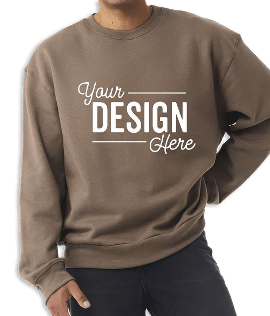 Bella + Canvas Heavyweight Crewneck Sweatshirt in Vintage Brown