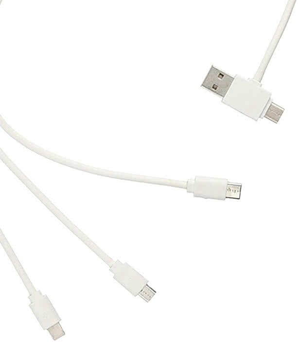 5-in-1 Charging Cable With Antimicrobial Coating