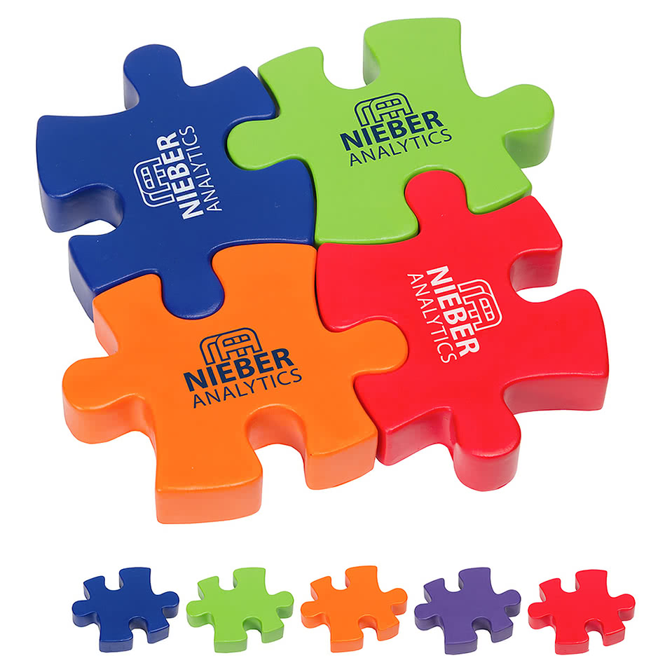 4-Piece Puzzle Set Stress Reliever