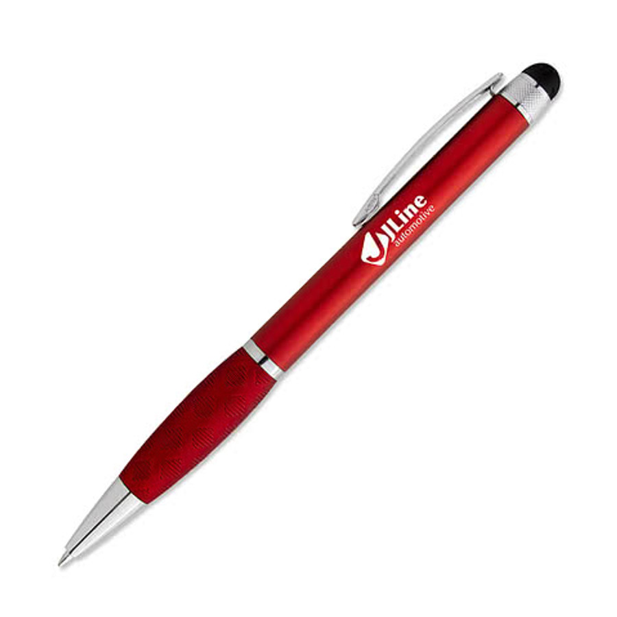 Crisscross Grip Stylus Pen (black ink) in Blue