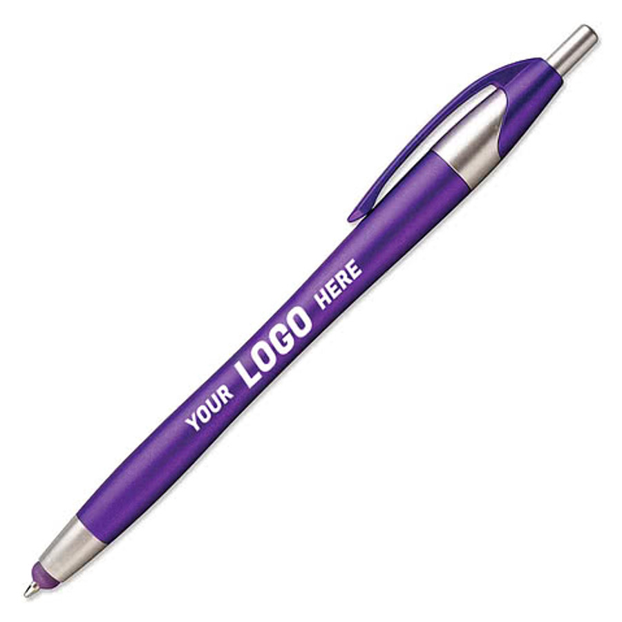 Javalina Spring Stylus Pen (black ink) in Garnet Red