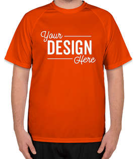 Augusta Attain Short Sleeve Raglan Performance Shirt - Color: Orange