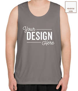Augusta Reversible Performance Tank - Color: Graphite / White