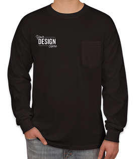 Gildan Ultra Cotton Long Sleeve Pocket T-shirt