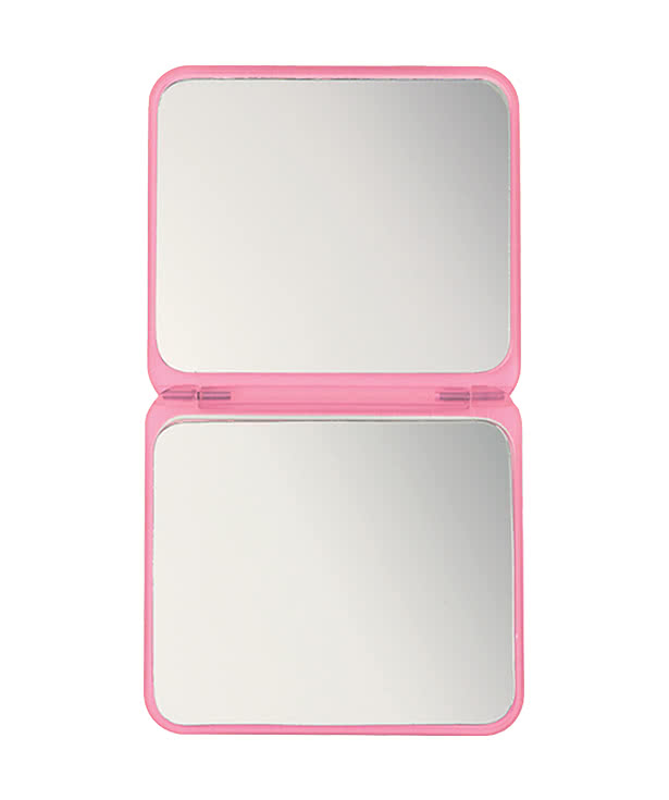 Full Color Compact Mirror with Dual Magnification