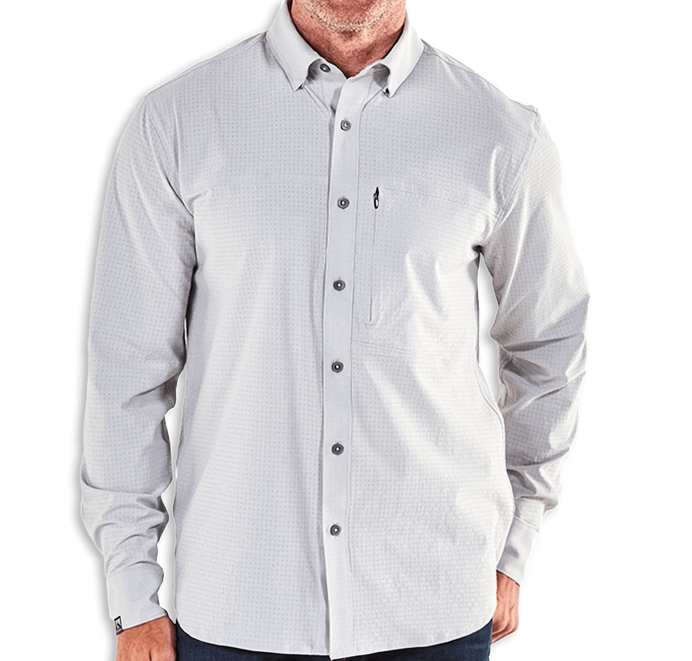 Storm Creek Naturalist Wrinkle-Free Long Sleeve Dress Shirt-default