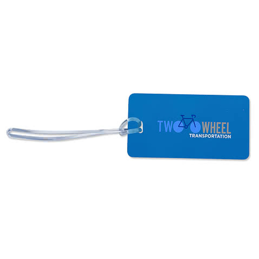 Full Color Hi-Flyer Luggage Tag in Lime Green