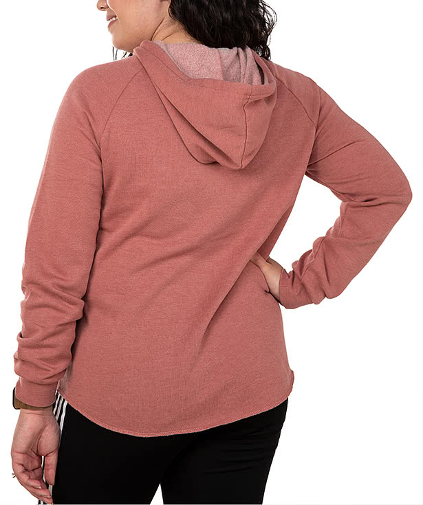 Independent Trading Women's California Wave Wash Zip Hoodie