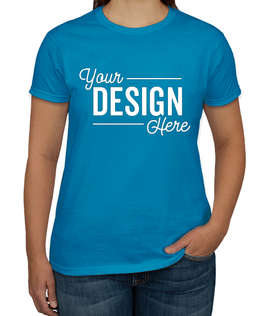 Canada - Gildan Ultra Cotton Women's T-shirt - Color: Sapphire