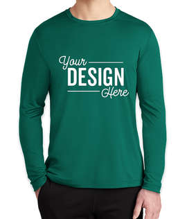 Sport-Tek UPF 50 Long Sleeve Performance Shirt - Color: Marine Green