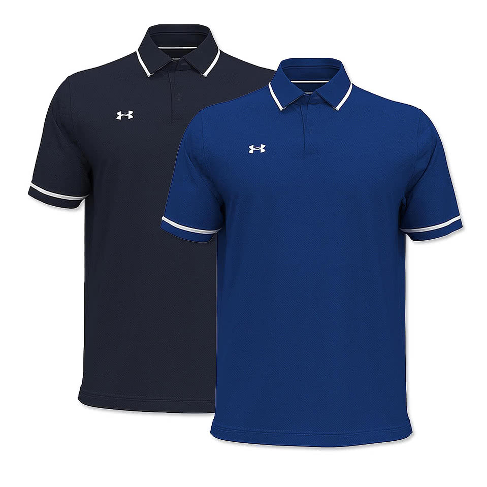Under Armour Tipped Team Performance Polo - Printed
