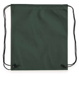 Promotional Non-Woven Drawstring Bag - Color: Forest Green