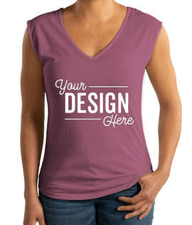 Next Level Women's Slim Fit Festival V-Neck Tank - Color: Shiraz