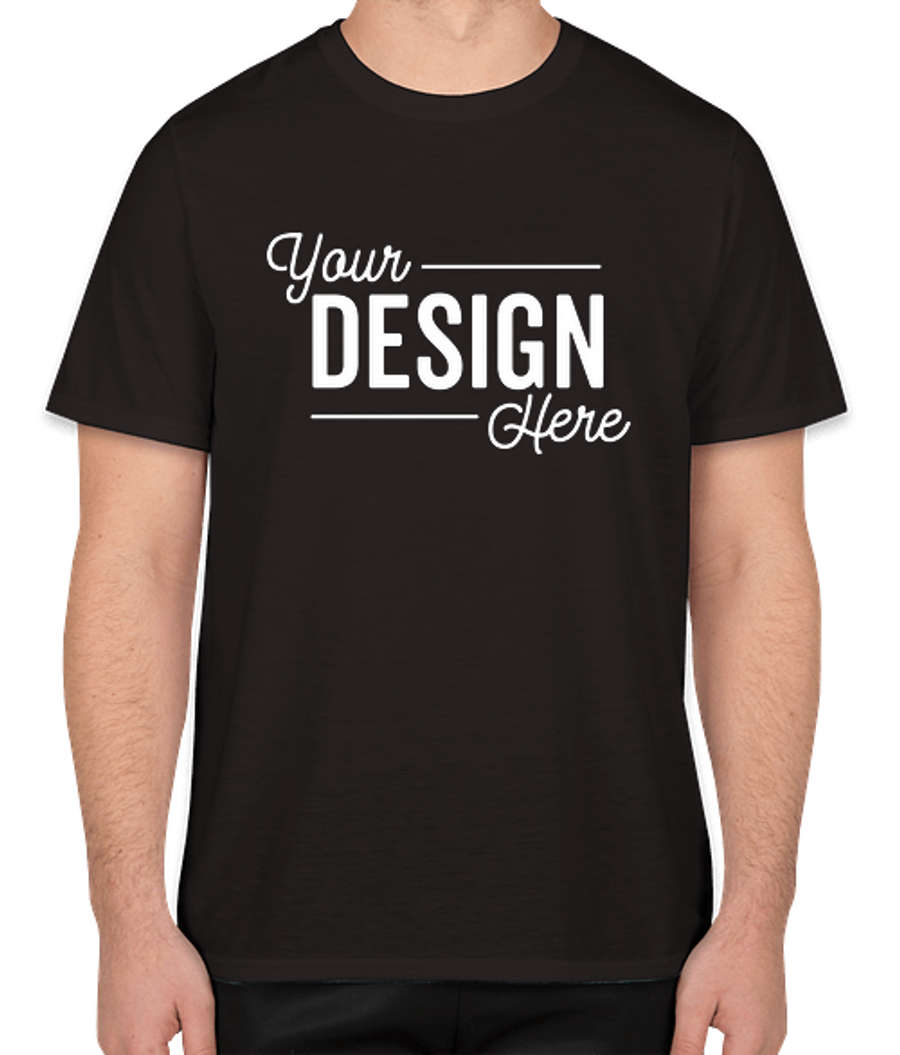 Gildan Soft Jersey Performance Shirt in Black