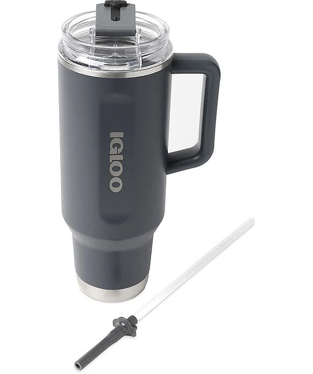 Igloo 40 oz. Recycled Travel Tumbler with Straw