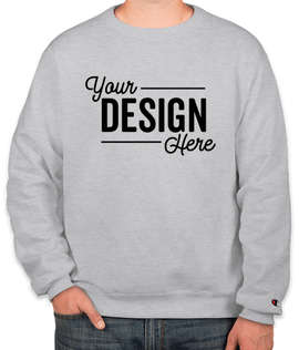 Champion Powerblend Crewneck Sweatshirt - Color: Silver Grey