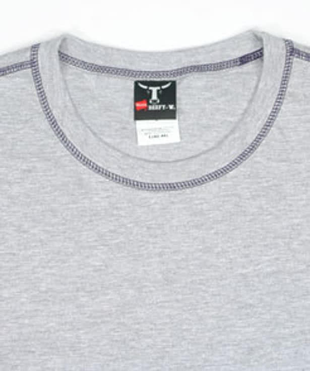 Hanes Contrast Stitch T