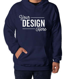 Hanes Perfect Midweight Pullover Hoodie - Color: Navy