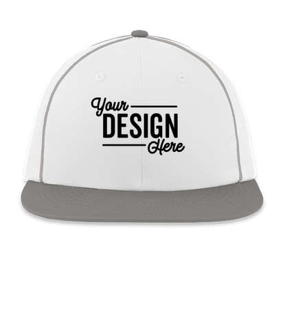 Pacific Headwear Momentum Snapback Baseball Hat - White / Graphite