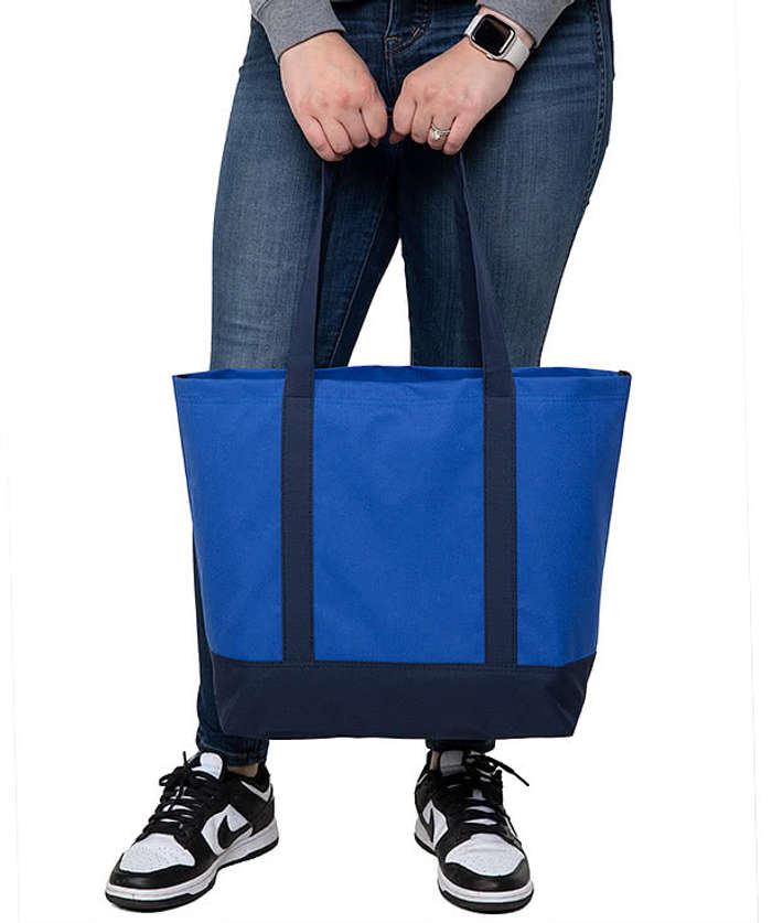 Port Authority Medium Poly Canvas Day Tote Bag