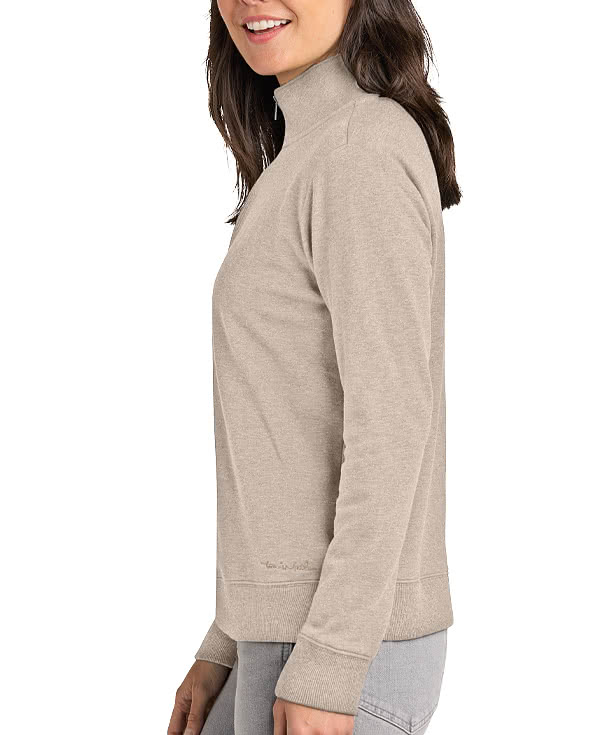 TravisMathew Women's Ocean Villa Quarter Zip Sweatshirt
