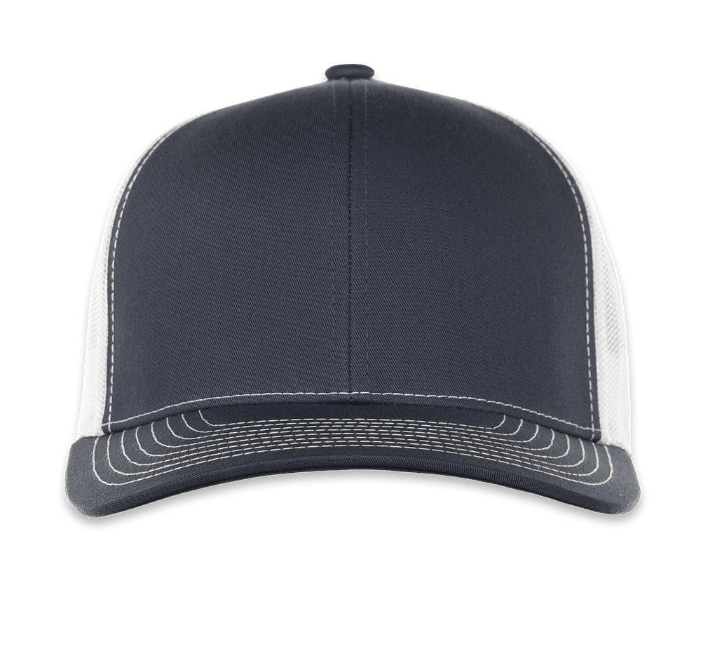 Pacific Headwear Contrast Stitch Snapback Trucker Hat-default