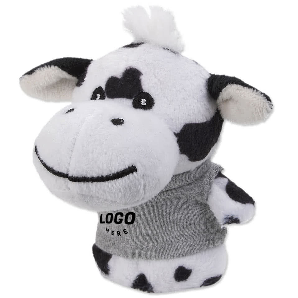 4" Shorty Cow Plush Animal
